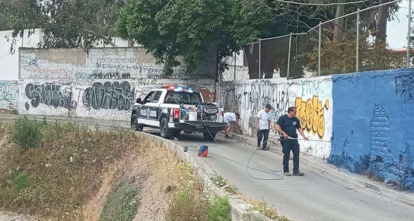 SSPCM recupera espacios públicos vandalizados en la Francisco Villa