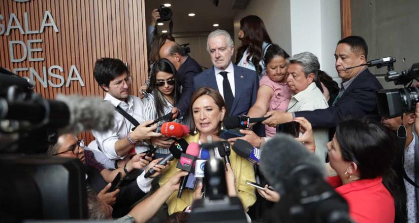 Xóchitl Gálvez presentó demanda en el Tribunal Electoral por omisión del INE