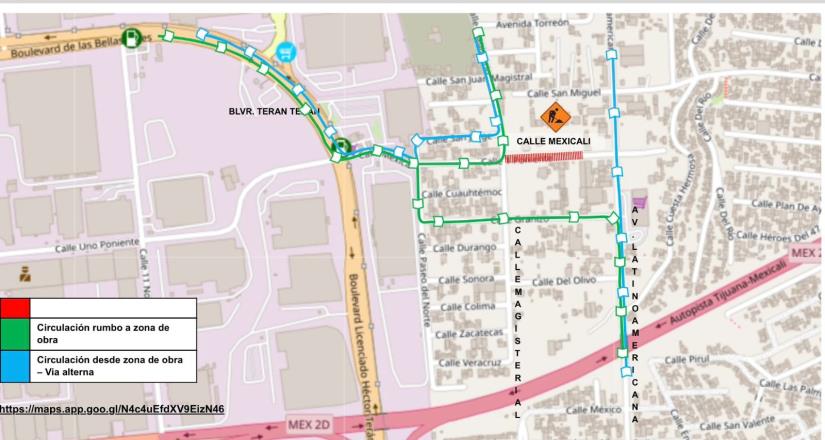 Ayuntamiento de Tijuana inicia obra de pavimentación de Calle Mexicali