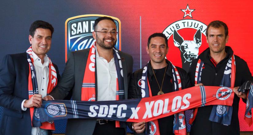 Xolos y San Diego FC anuncian una histórica e importante alianza para la región de la Baja y sur de California