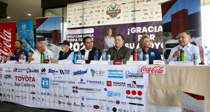 Participarán 144 jugadores en 10ma edición de Copa Toyota a favor del Club de Niños y Niñas de Tijuana