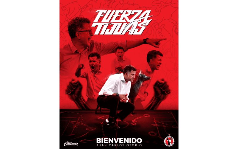 Juan Carlos Osorio es nuevo director técnico del Club Tijuana