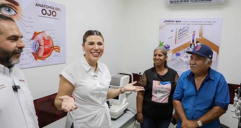 Marina del Pilar recorrió la recién inaugurada clínica "Estación Delta"