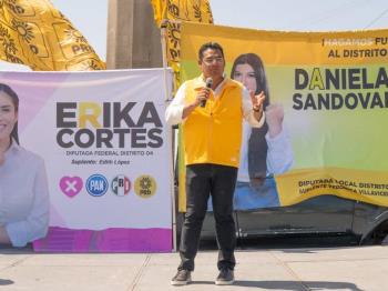 PRD BC cierra campaña y llama a votar amarillo el domingo dos de junio