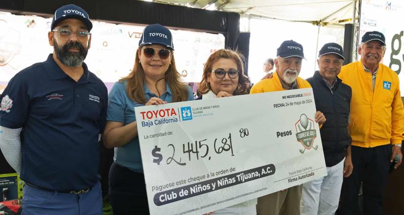 Recauda Copa Toyota 2024 más de dos millones de pesos para Club de Niños y Niñas de Tijuana