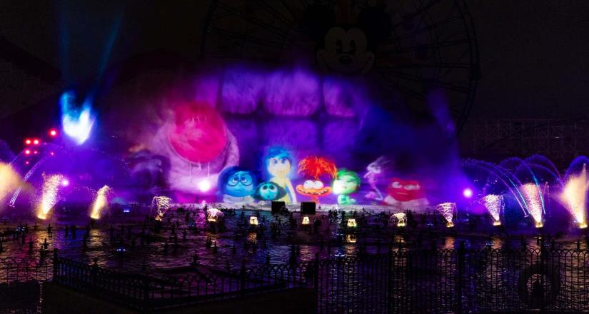 El nuevo corto acuático de "World of Color – ONE" celebra "Inside Out 2"