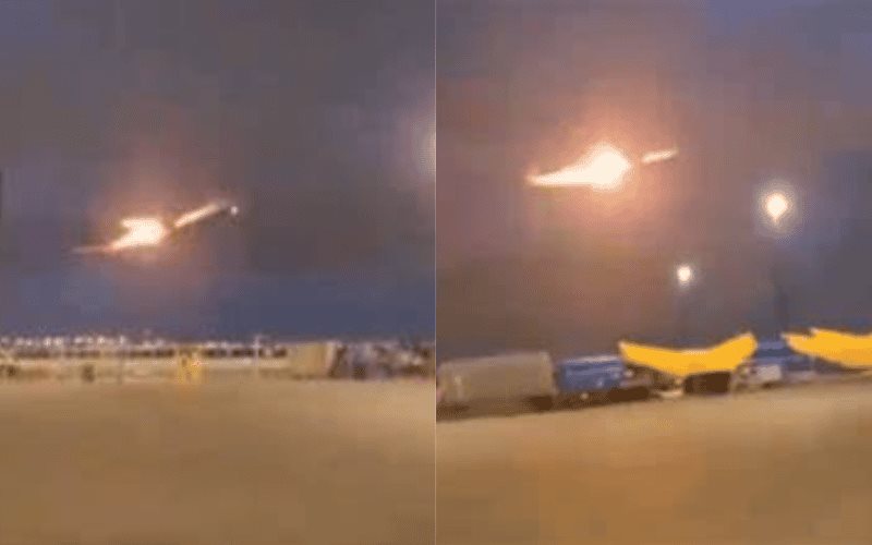 Avión aterriza de emergencia en Canadá; se incendia en pleno despegue