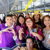 Marina del Pilar inaugura segunda ruta del transporte violeta incrementa a 10 mil viajes potenciales al día