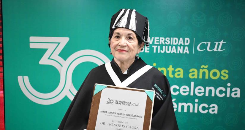 CUT otorga Doctorado Honoris Causa a Teresa Riqué