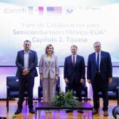 Marina del Pilar encabeza arranque del Segundo Foro de Colaboración de Semiconductores México-Estados Unidos