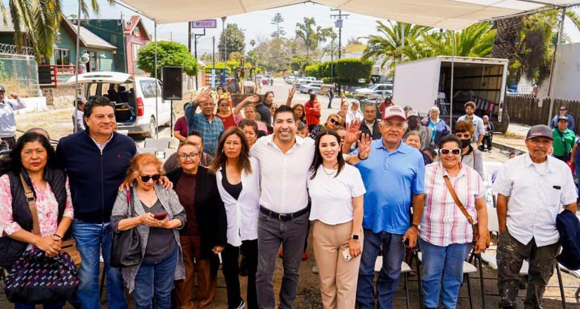 Gobierno de Ensenada invierte 2.8 mdp en pavimentación de la Moctezuma