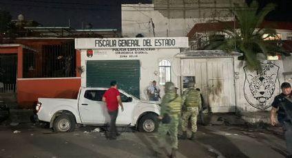 Pobladores y policías se enfrentan en Palenque de Chiapas 