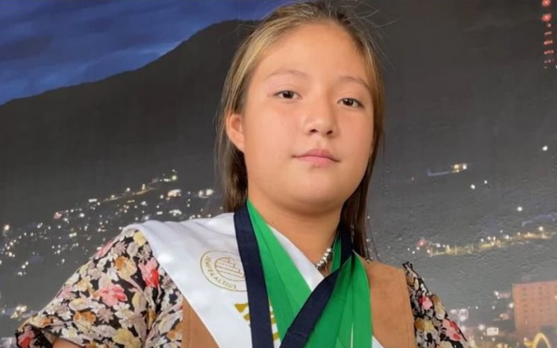 Michelle Arellano, la niña genio, busca encontrar cura contra el cáncer y el autismo