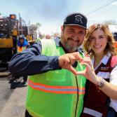 Marina del Pilar arranca primera etapa del programa de pavimentación en la colonia Independencia