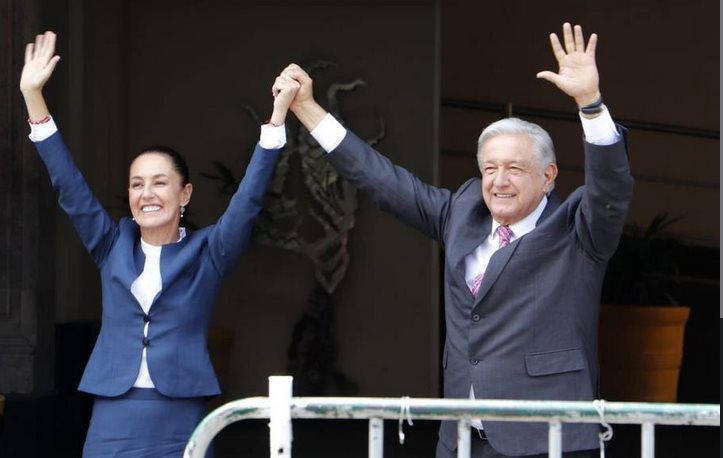 AMLO declaró que con Claudia Sheinbaum, México esta en buenas manos