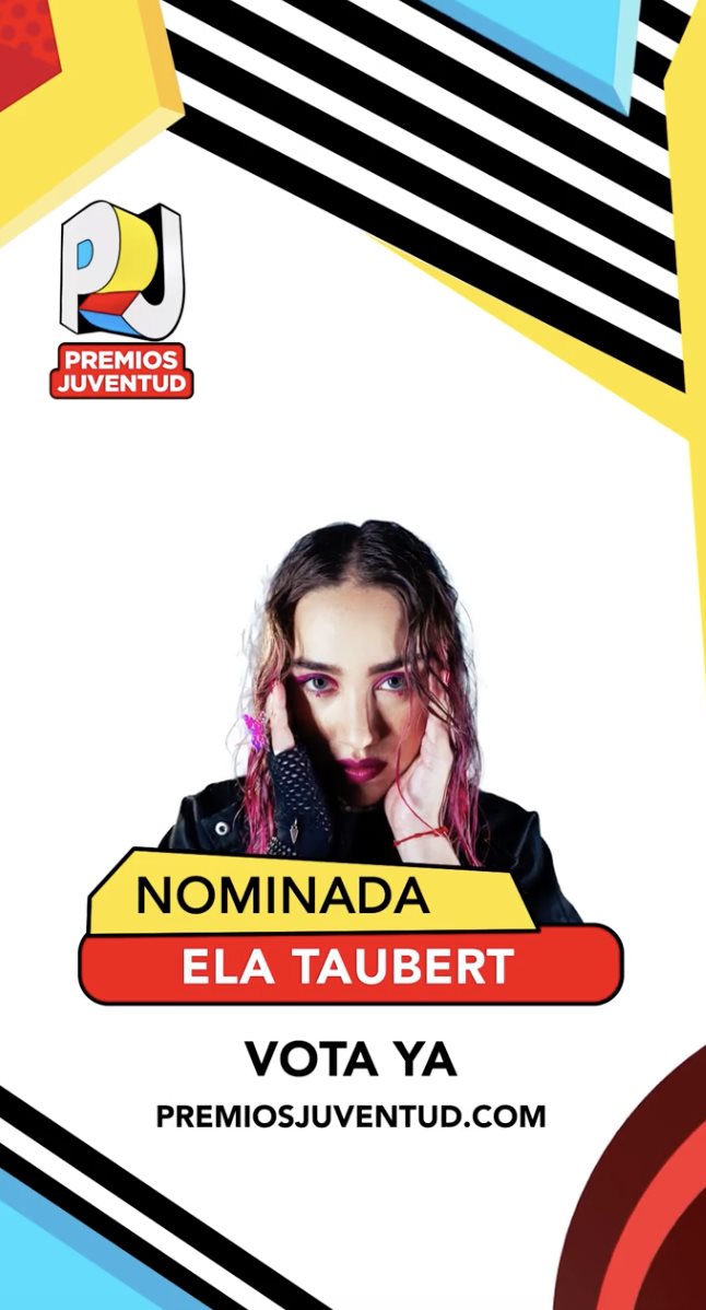 Ela Taubert recibe nominación a Premios Juventud 2024 como La Nueva Generación Femenina