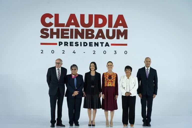 Claudia Sheinbaum presenta a otros 5 miembros de su gabinete