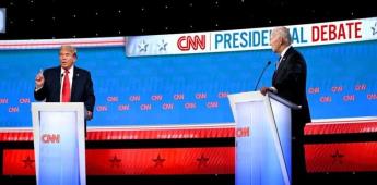Biden tropieza y Trump gana el debate