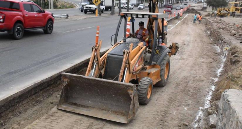 Anuncia Armando Ayala construcción de tercer carril a la altura del nodo CICESE-UABC