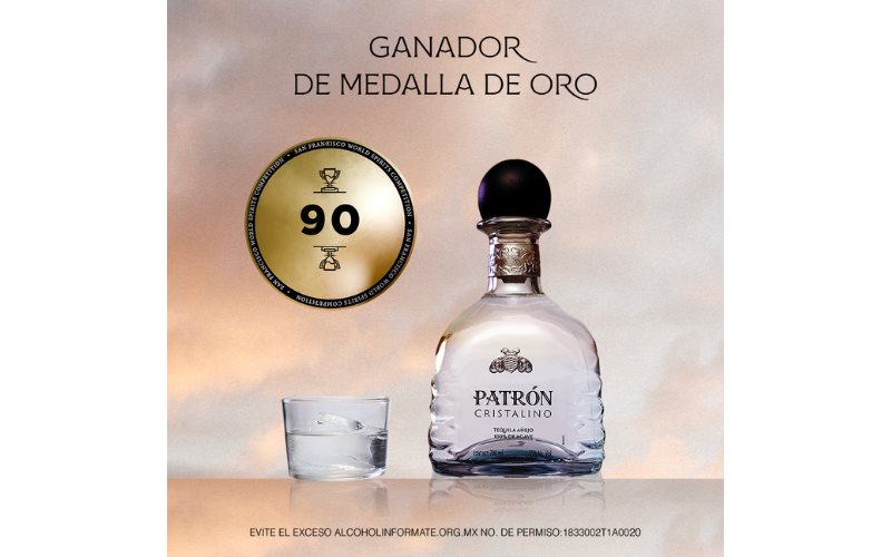 Tequila Patrón Cristalino: un Cristalino Digno del Oro