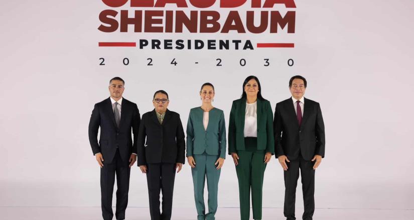 Claudia Sheinbaum presenta a los nuevos integrantes de su gabinete