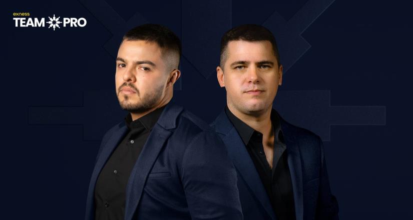 Exness da la bienvenida a las estrellas del trading de Latinoamérica Adrián Emilio Nardelli y Bran Desalcedo a su equipo Team Pro