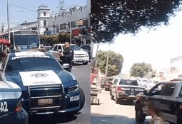 Policía Municipal captura a sujetos armados involucrados en robo a agencia de autos