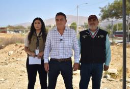 Marina del Pilar supervisa el avance de la obra para llevar agua potable a la colonia El Monte