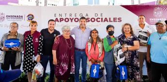Entrega Gobierno de Ensenada despensas para 600 adultos mayores