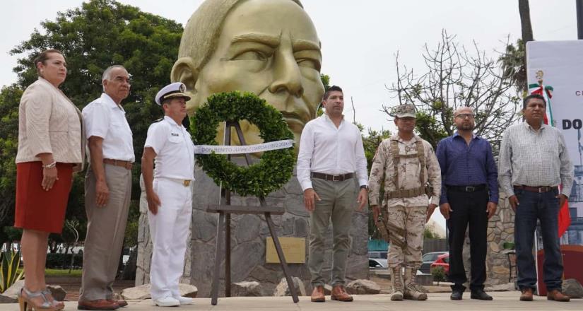 Recuerda Gobierno de Ensenada legado de Benito Juárez