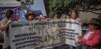 Pobladores de Maclovio Rojas protestan bloqueando el Ayuntamiento