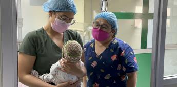 Salvan médicos especialistas del IMSS Baja California vida de recién nacida