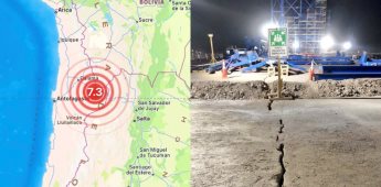 Terremoto de magnitud 7.3 sacude Chile