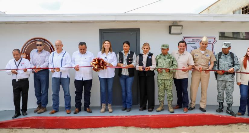 Marina del Pilar inaugura el C5 en San Quintín para la seguridad de las familias