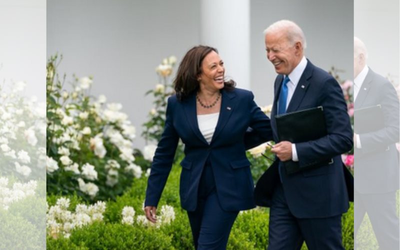 Joe Biden da su apoyo a la vicepresidenta Kamala Harris como candidata