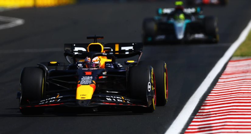 Verstappen termina quinto en el GP de Hungría