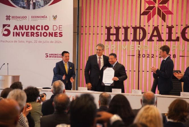 Grupo GRISI invertirá 800 millones de pesos para la construcción de una planta en Hidalgo y generará 2 mil empleos