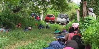 Casi 600 mexicanos huyen a Guatemala por violencia en Chiapas