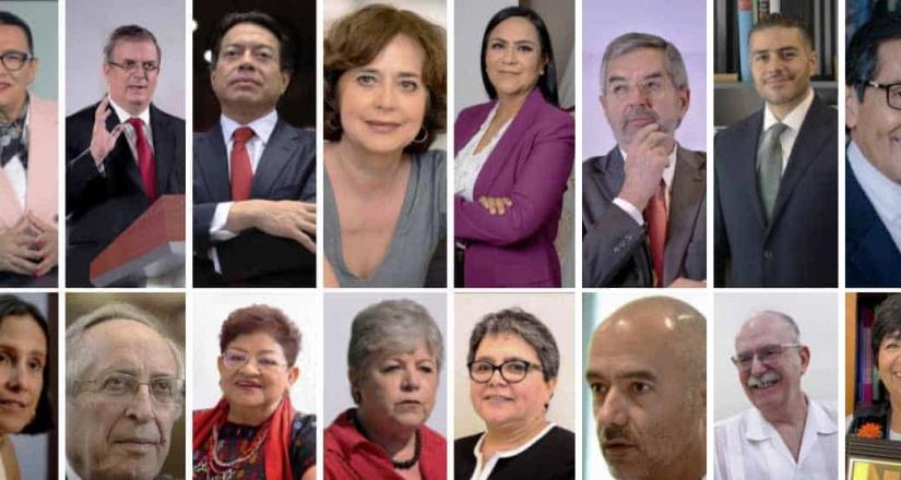 El reparto de del Gabinetazo