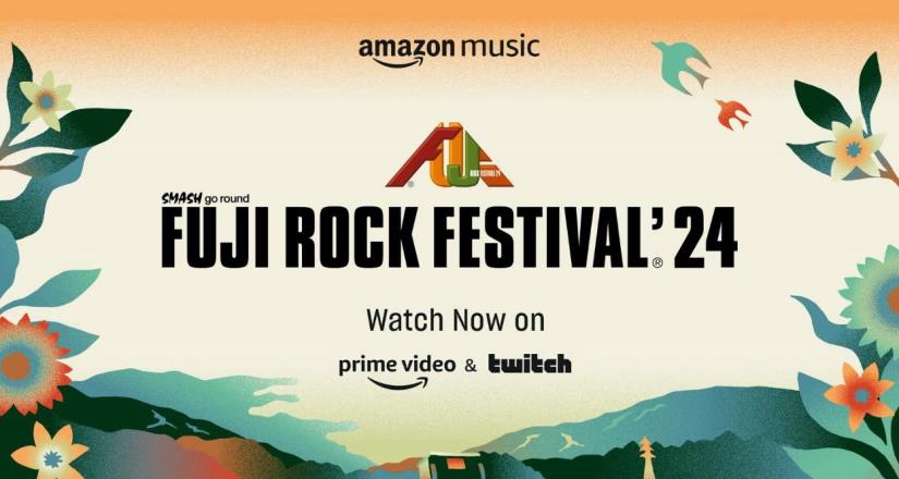 Amazon Music anuncia el line up de la retransmisión de Fuji Rock Festival 24