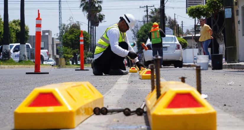 Avanza 40% obra de ciclovía en Ensenada