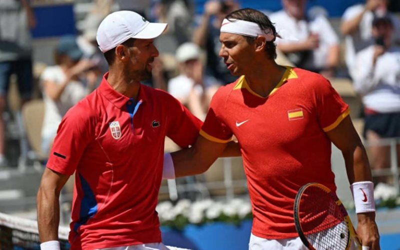 Novak Djokovic elimina a Rafael Nadal de París 2024