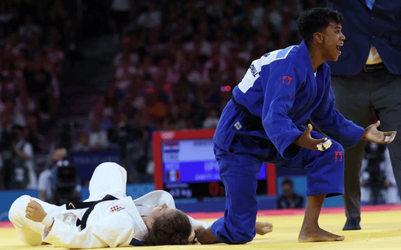 Prisca Awiti, a un paso de la primera medalla olímpica para el judo mexicano