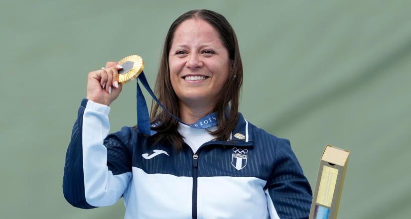 Adriana Ruano da histórica medalla de oro a Guatemala