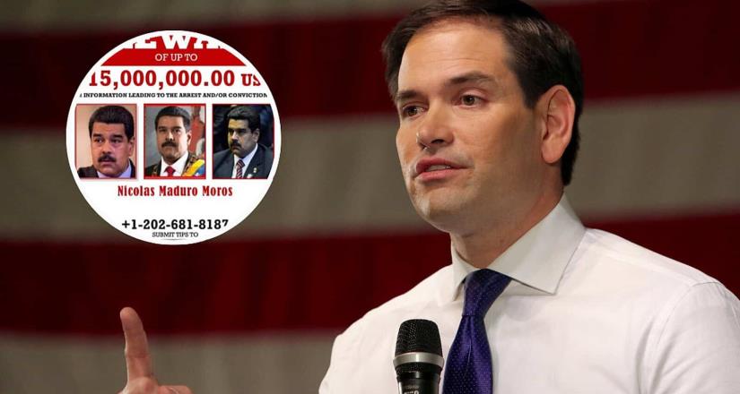 Senador Marco Rubio recuerda la millonaria recompensa que ofreció la DEA por Maduro