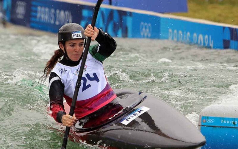 Sofía Reinoso avanza en kayak cross de Juegos Olímpicos París 2024