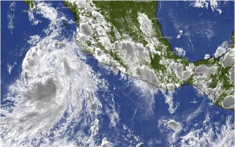 Se formó la tormenta tropical Fabio en el océano Pacífico