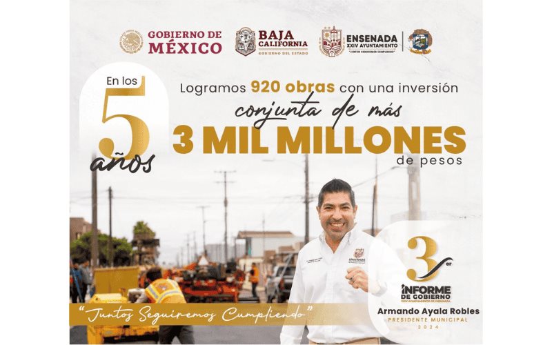 Con inversión conjunta de 3 mddp Ensenada se Transforma: AAR