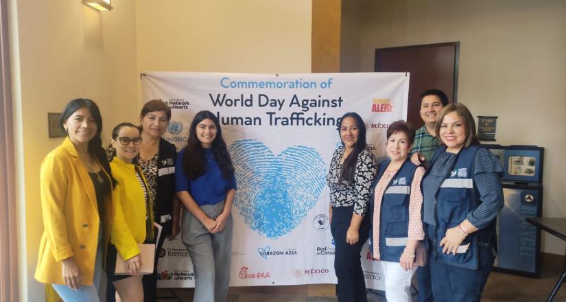 Realiza CEDHBC actividades en torno al Día Mundial contra la Trata de Personas