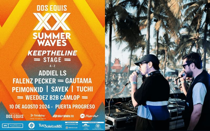 Puerto Progreso en la mira, Dos Equis Summer Waves revela lineup:  Cassian, Clubz y Salón Acapulco